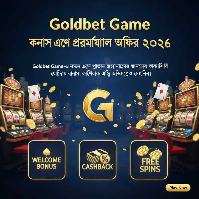 Goldbet Game বোনাস এবং প্রোমোশন ২০২৬