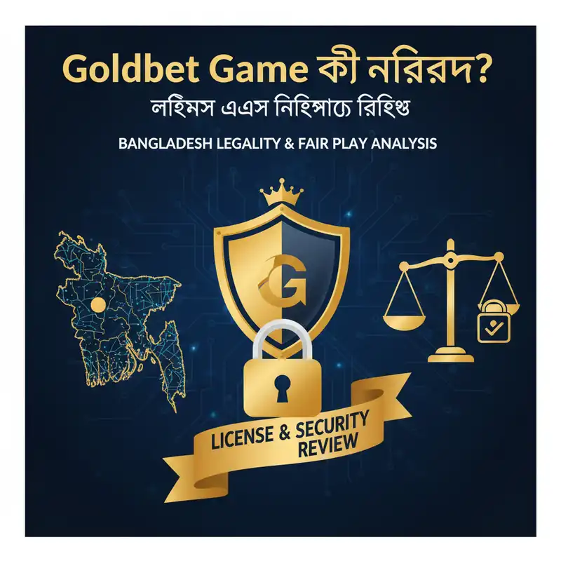 Goldbet Game নিরাপত্তা এবং লাইসেন্স রিভিউ
